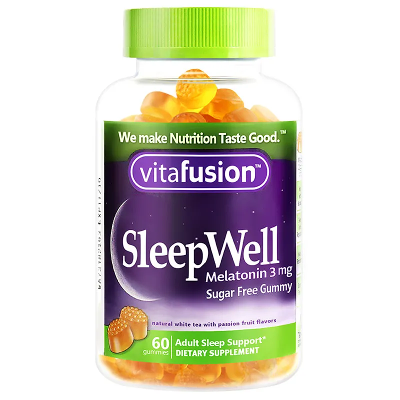 Melatonin Sleep Gummy - アメリカンビタフュージョン スリープウェル スイーツ メラトニン 3mg 60粒