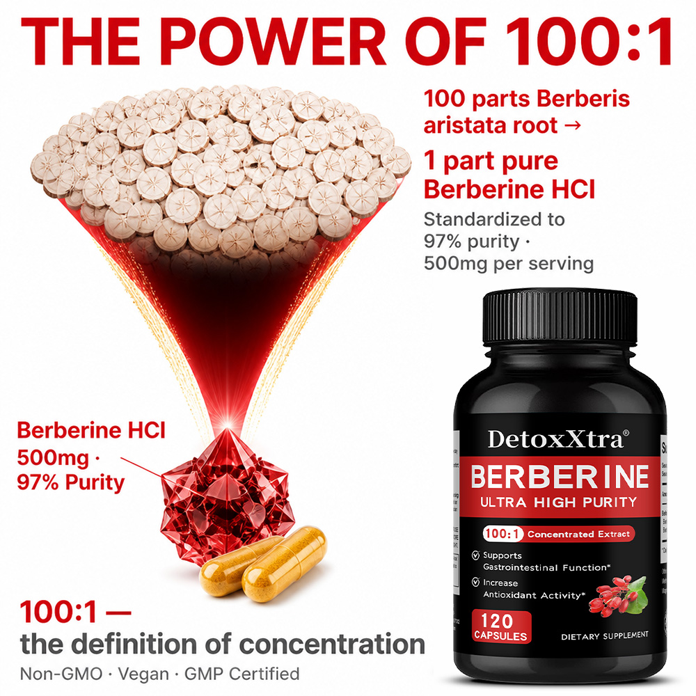 500mg ベルベリンHCLカプセル、天然植物エキス、コレス - Berberine Hcl Capsule のレビューと価格
