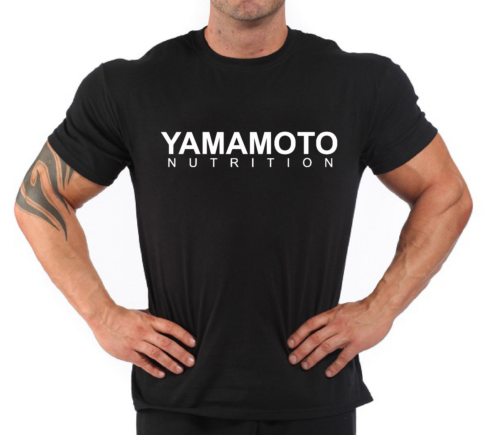 ボディビルディング フィットネス ジム Tシャツ「山本栄養」 - Nutrition & Fitness Class のレビューと価格