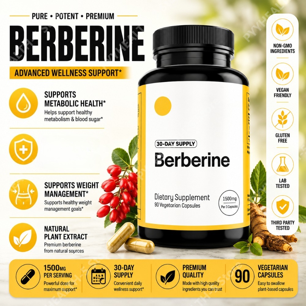 ベルベリン塩酸塩サプリメント 500mg入りカプセル 90粒 - Berberine Hcl Capsule のレビューと価格
