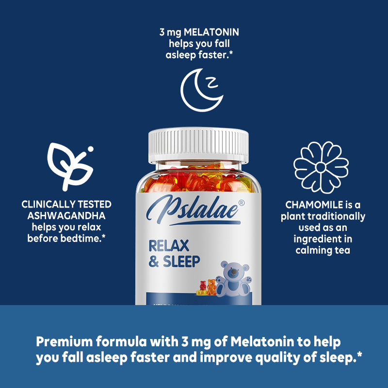 リラックスして眠る - メラトニン配合、リラックス効果、スト - Melatonin Sleep Gummy のレビューと価格