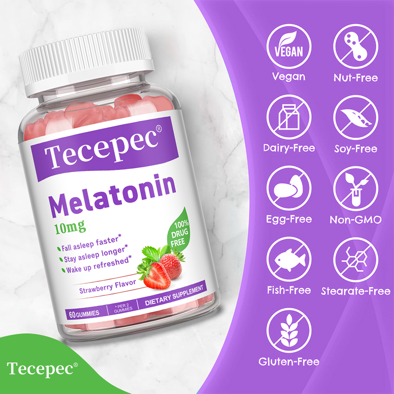 メラトニングミ 10 mg、睡眠の質を改善し、深い睡眠をサポ - Melatonin Sleep Gummy のレビューと価格