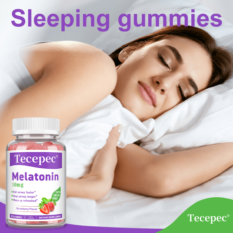 メラトニングミ 10 mg、睡眠の質を改善し、深い睡眠をサポ - Melatonin Sleep Gummy のレビューと価格