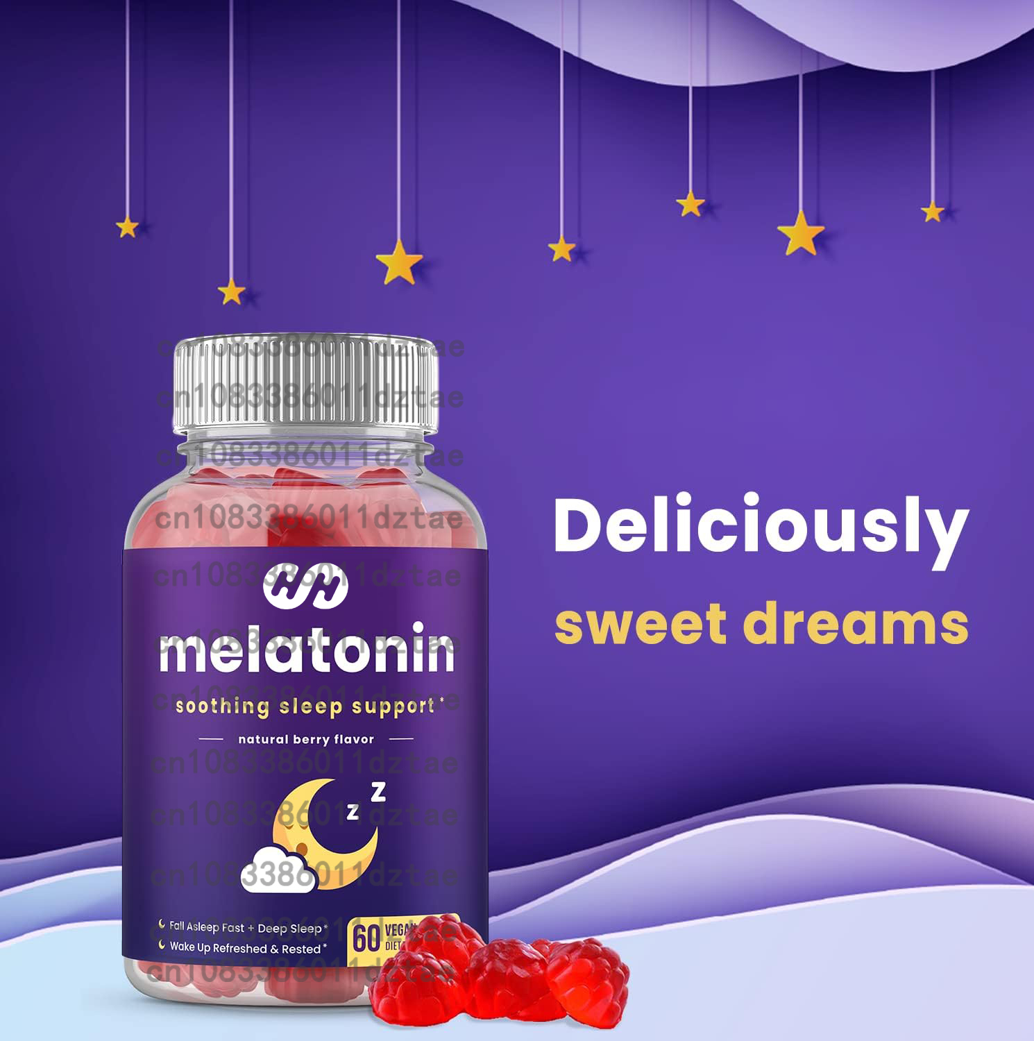 メラトニン グミ - 睡眠補助、睡眠の質向上、深い睡眠をサポ - Melatonin Sleep Gummy のレビューと価格