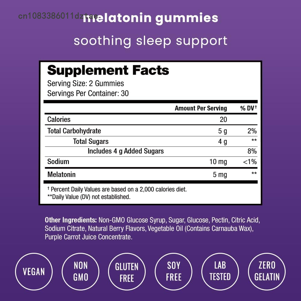メラトニン グミ - 睡眠補助、睡眠の質向上、深い睡眠をサポ - Melatonin Sleep Gummy のレビューと価格