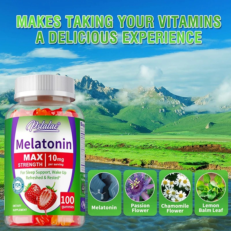 メラトニン グミ - 睡眠を助け、不眠症を改善し、生物時計を - Melatonin Sleep Gummy のレビューと価格