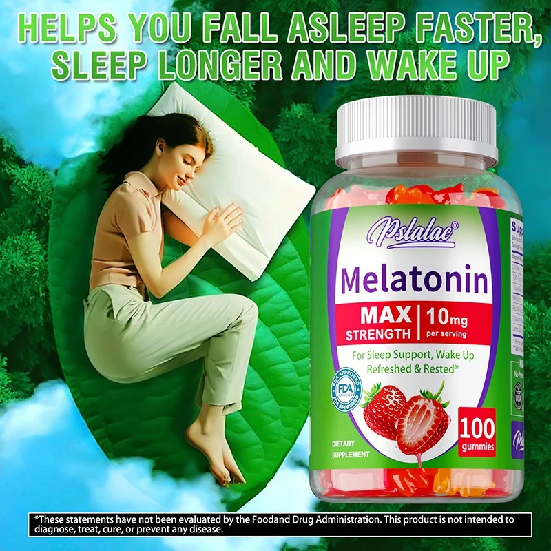 メラトニン グミ - 睡眠を助け、不眠症を改善し、生物時計を - Melatonin Sleep Gummy のレビューと価格