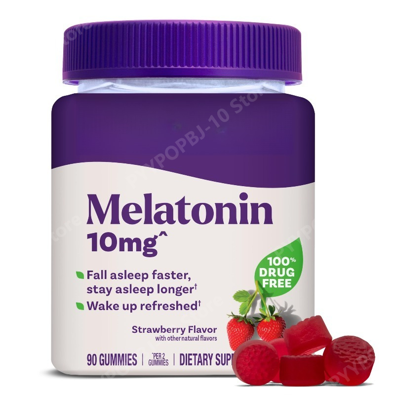 メラトニン グミ 10mg 睡眠サポート 大人用 ストロベリ - Melatonin Sleep Gummy のレビューと価格