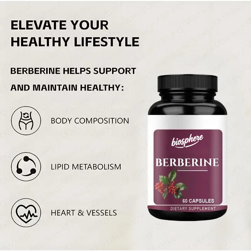 ベルベリンサプリメント-60粒（ベジタリアンカプセル） |  - Berberine Hcl Capsule のレビューと価格